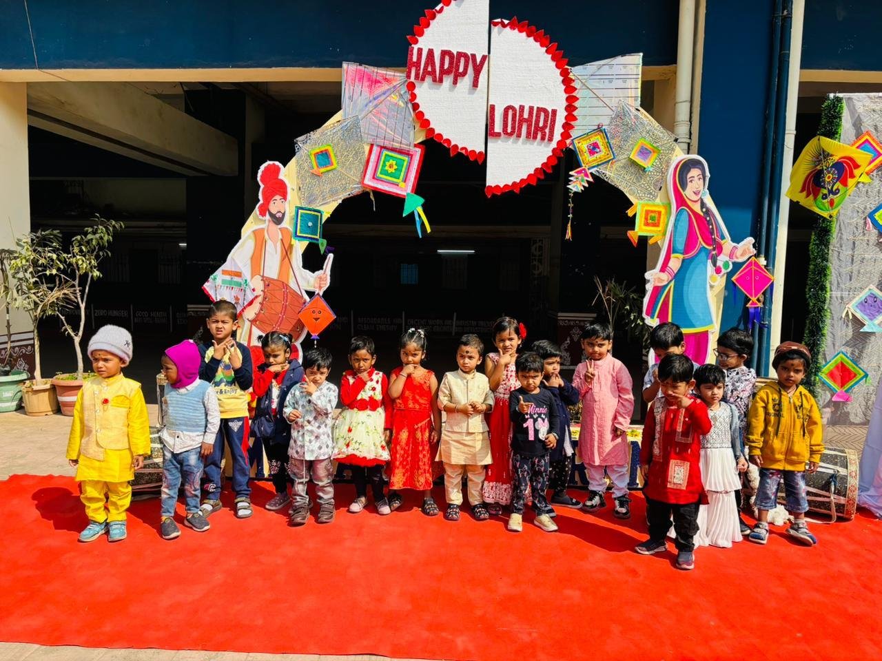 Children participating in developmental activities
